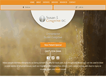 Tablet Screenshot of hornellchiropractor.com